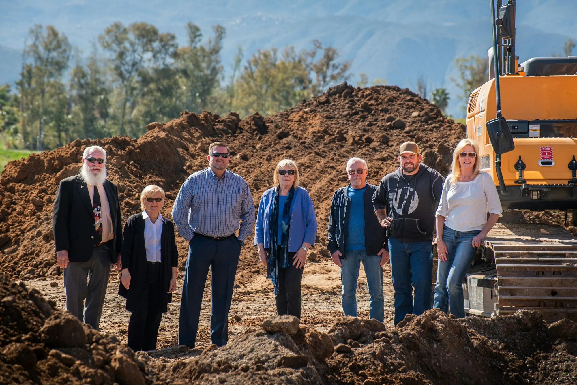 Temecula Public Cemetery District Board groundbreaking image 2022