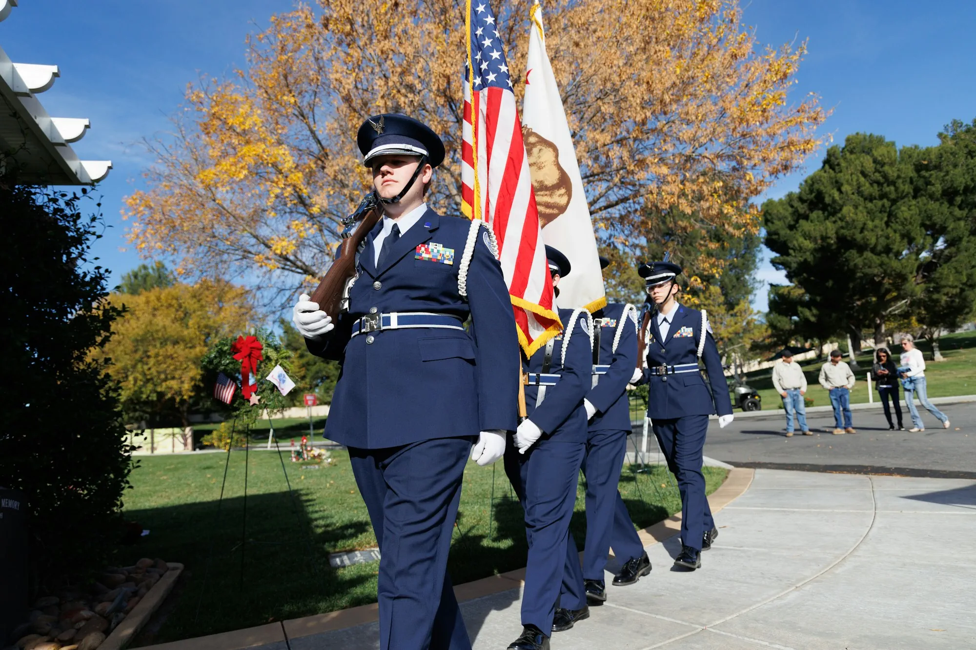 Wreaths Across America ceremony 2023